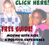 Offer of free guide to moving with children from Realtor referral service of Christian community specialists